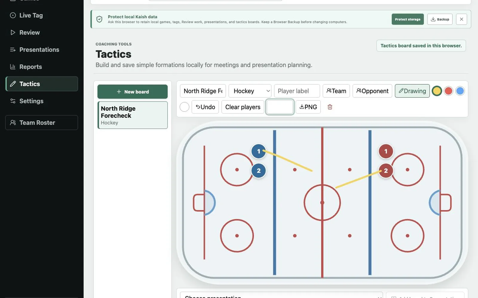 Real Kaish Web Tactics workspace