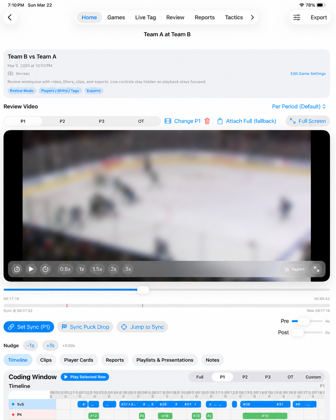 Kaish playlist presentation screen